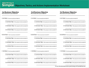 strategic planning worksheet example