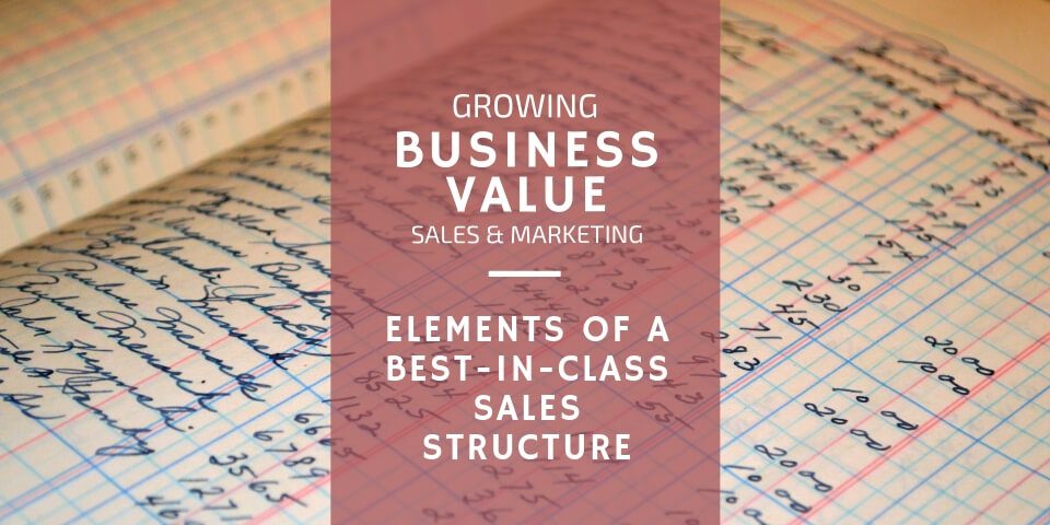 Elements Of A Best-In-Class Sales Structure